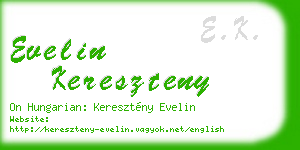 evelin kereszteny business card